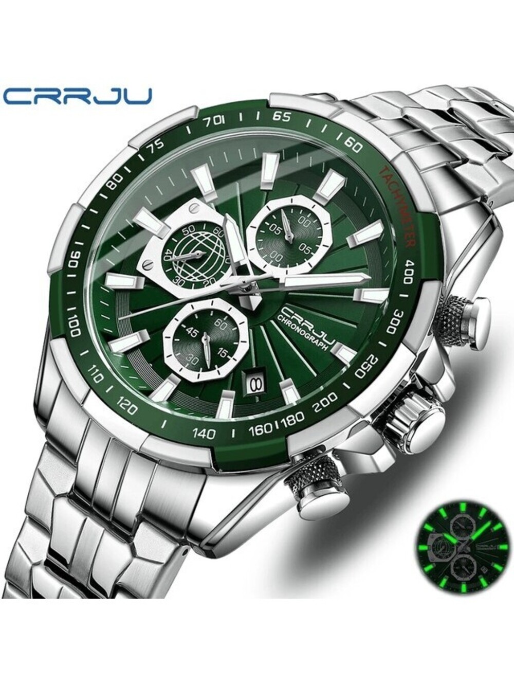 CRRJU Watch Elegance Meets Modern Minimalism, 47mm (2305)